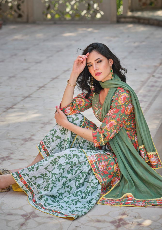 KALKI GULABO Heavy Cotton Printed Festive Wear Latest Designer Sharara Suit Collection